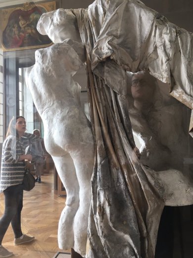 Absolución .Vista de la escultura en la exposición. Museo Rodin.